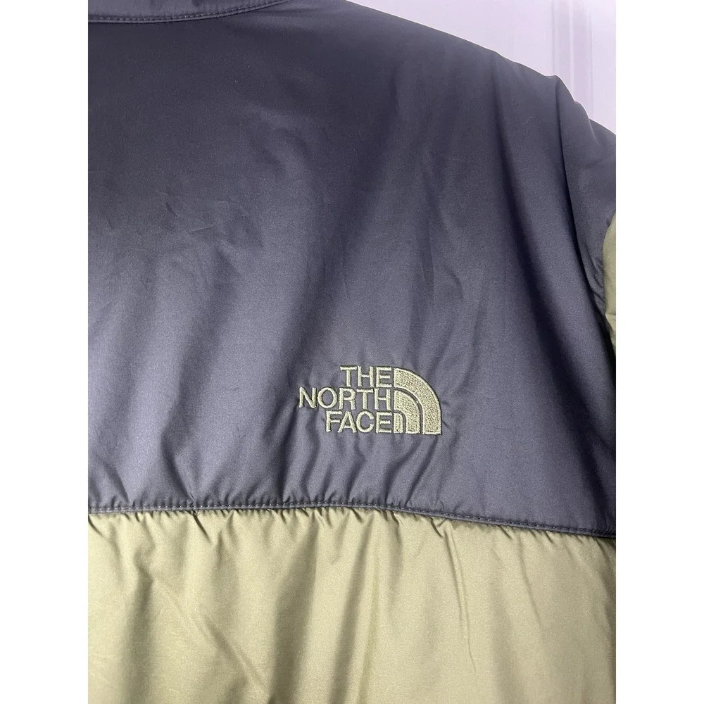 The North Face Everyday Insulated Puffer Jacket Burnt Olive Green Size XXL‎